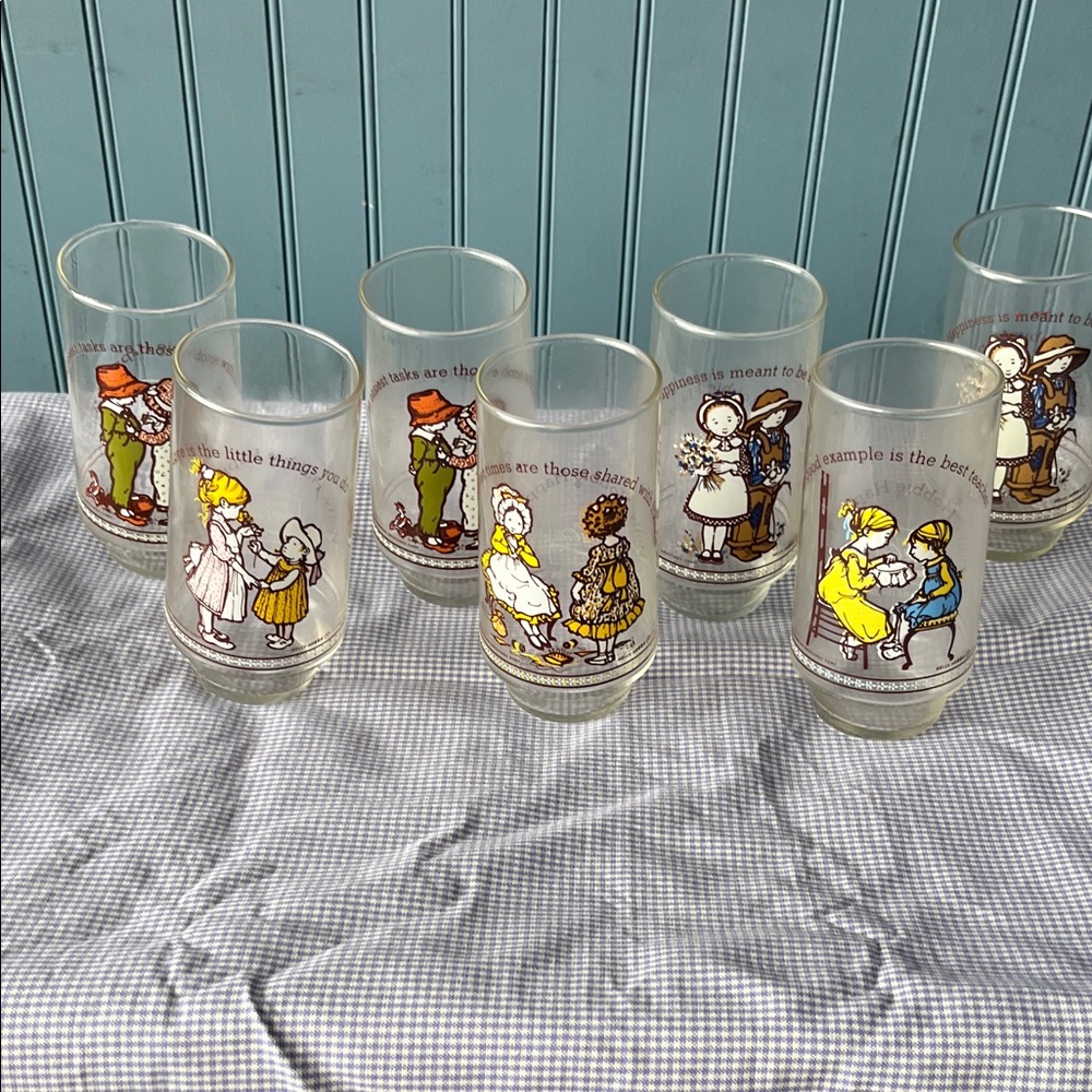 Coca Cola Holly Hobbie Glass Tumbler Set